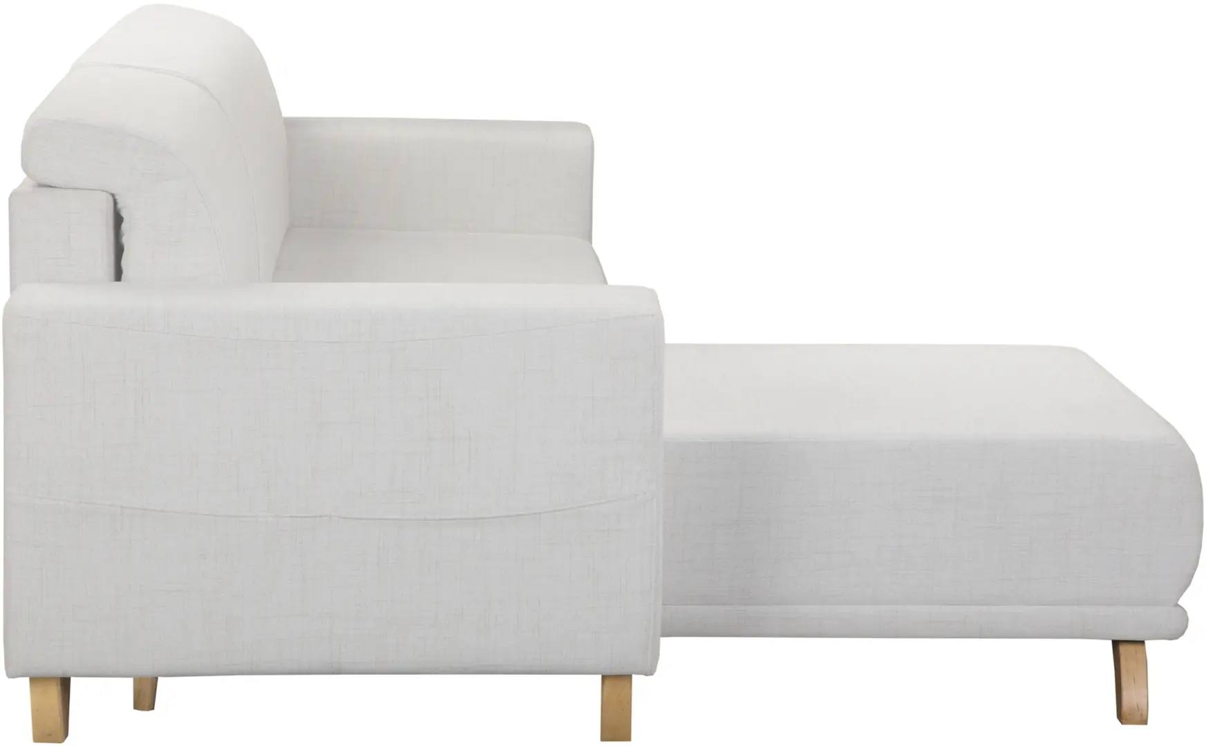 Canapea de colt Inspira Furniture Bella SF Cablo 01 (White)