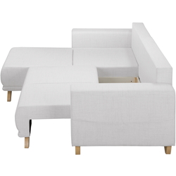 Canapea de colt Inspira Furniture Bella SF Cablo 01 (White) Thumb