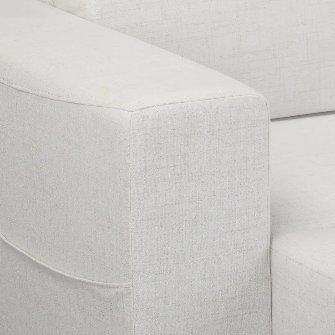 Canapea de colt Inspira Furniture Bella SF Cablo 01 (White)