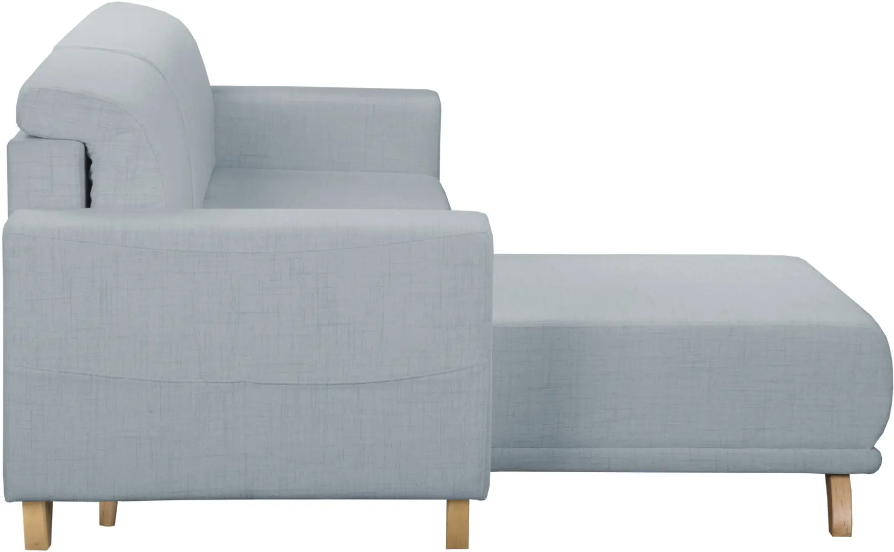 Диван угловой Inspira Furniture Bella SF Cablo 10 (Blue Grey)