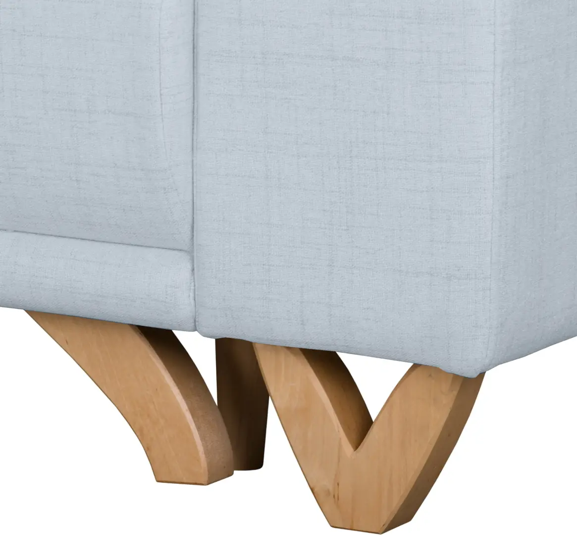 Canapea de colt Inspira Furniture Bella SF Cablo 11 (Sky Blue)