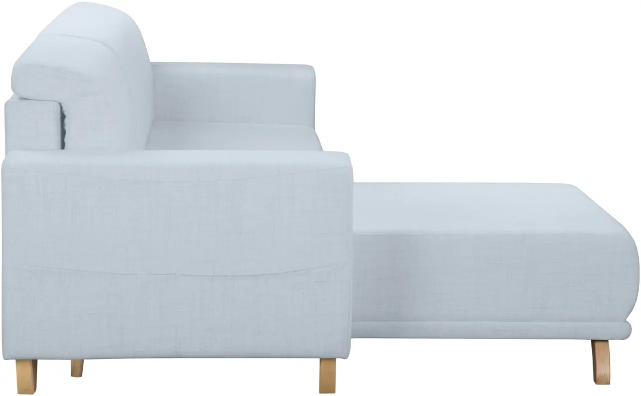 Canapea de colt Inspira Furniture Bella SF Cablo 11 (Sky Blue)