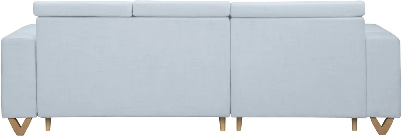 Canapea de colt Inspira Furniture Bella SF Cablo 11 (Sky Blue)