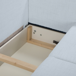 Canapea de colt Inspira Furniture Bella SF Cablo 11 (Sky Blue) Thumb