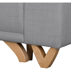 Canapea de colt Inspira Furniture Bella SF Cablo 14 (Grey) Thumb