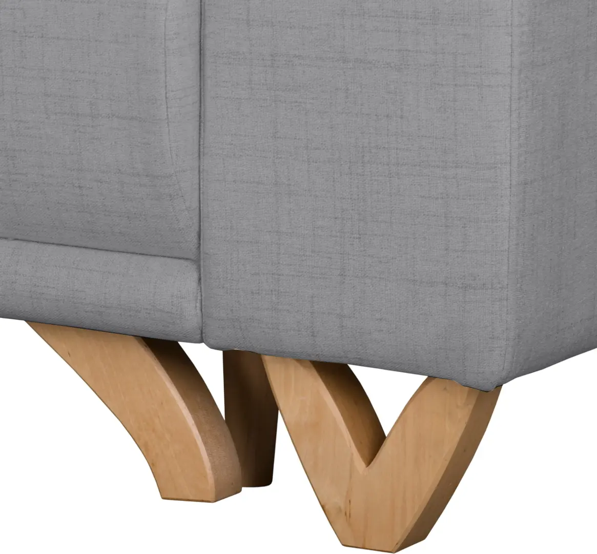 Canapea de colt Inspira Furniture Bella SF Cablo 14 (Grey)