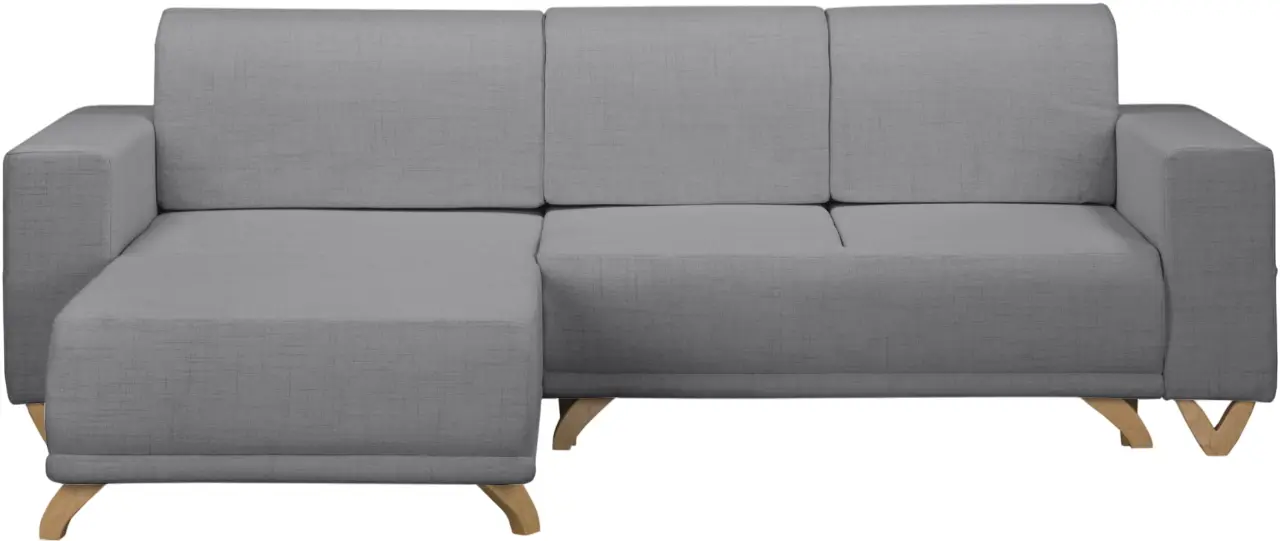 Canapea de colt Inspira Furniture Bella SF Cablo 14 (Grey)