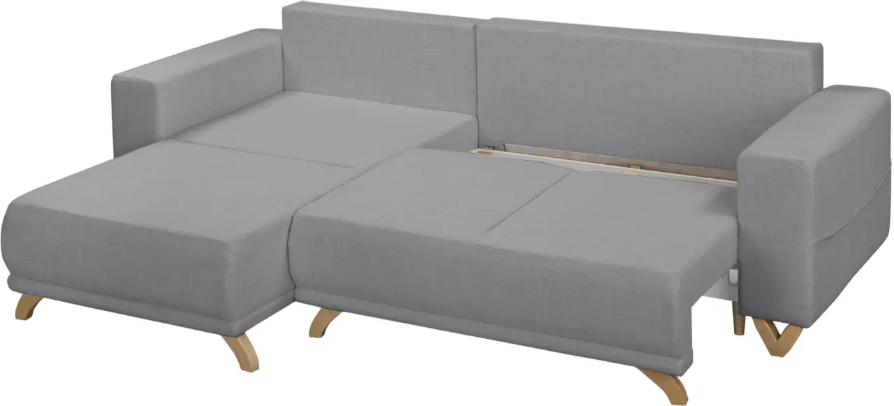 Canapea de colt Inspira Furniture Bella SF Cablo 14 (Grey)
