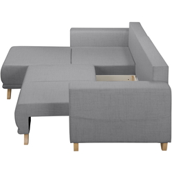 Canapea de colt Inspira Furniture Bella SF Cablo 14 (Grey) Thumb