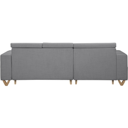 Canapea de colt Inspira Furniture Bella SF Cablo 14 (Grey) Thumb