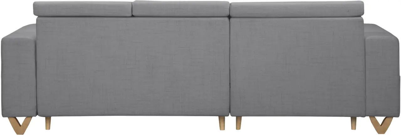 Canapea de colt Inspira Furniture Bella SF Cablo 14 (Grey)