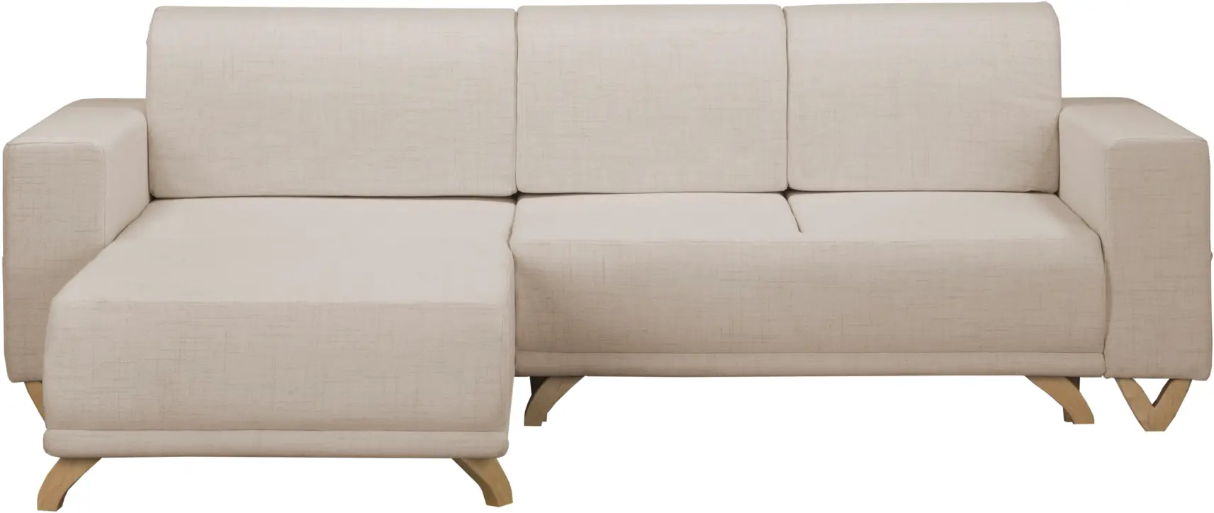 Canapea de colt Inspira Furniture Bella SF Cablo 2 (Beige)