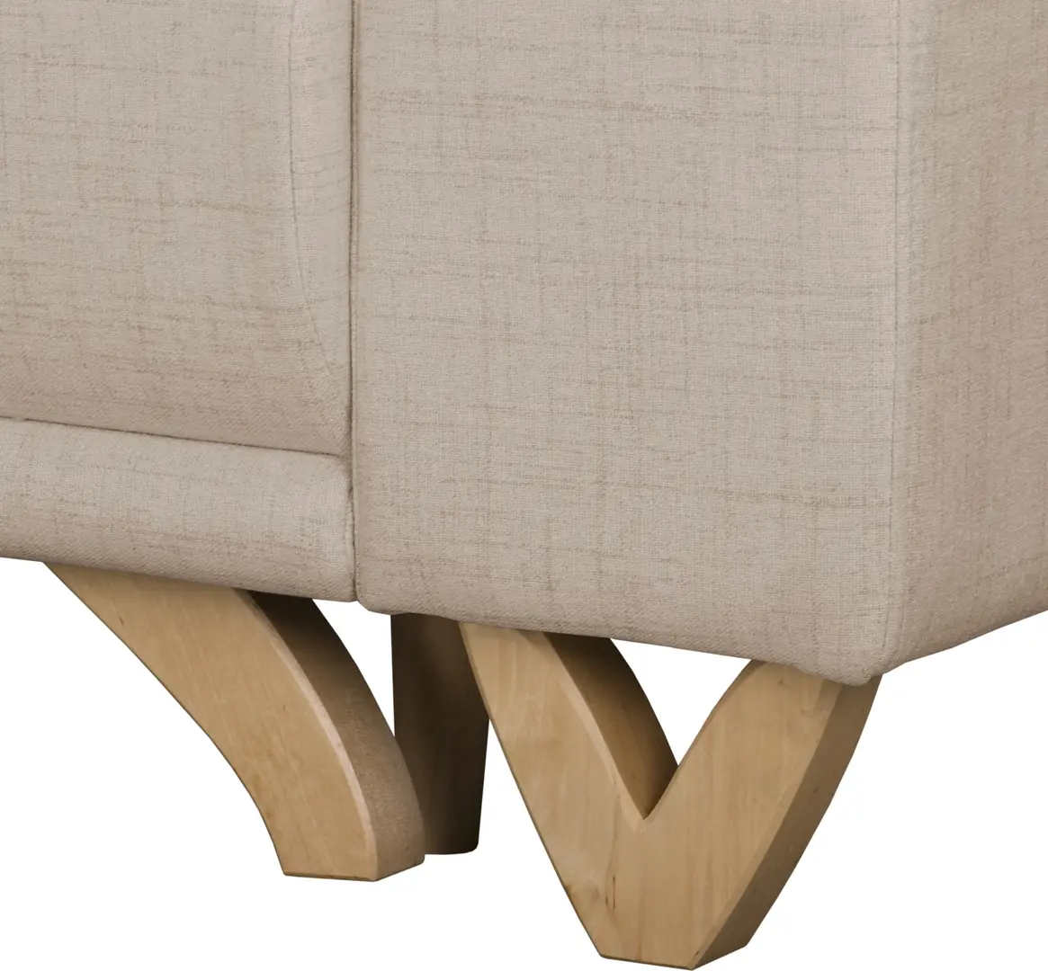 Canapea de colt Inspira Furniture Bella SF Cablo 2 (Beige)