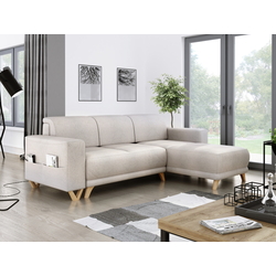 Диван угловой Inspira Furniture Bella SF Cablo 2 (Beige)