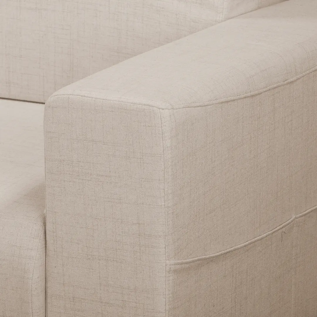 Canapea de colt Inspira Furniture Bella SF Cablo 2 (Beige)