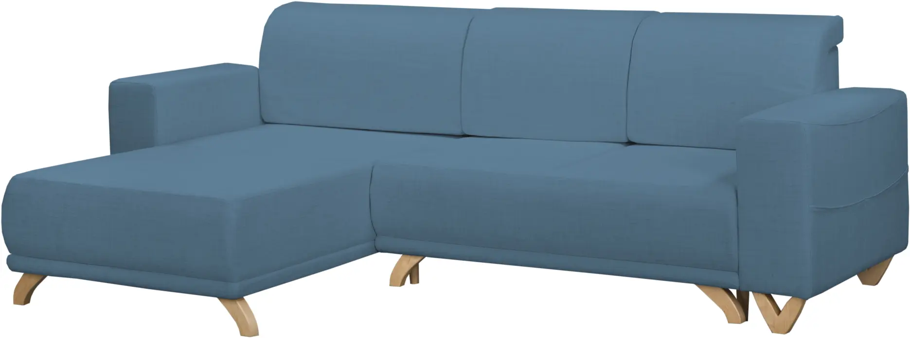 Диван угловой Inspira Furniture Bella SF Cablo 9 (Blue)