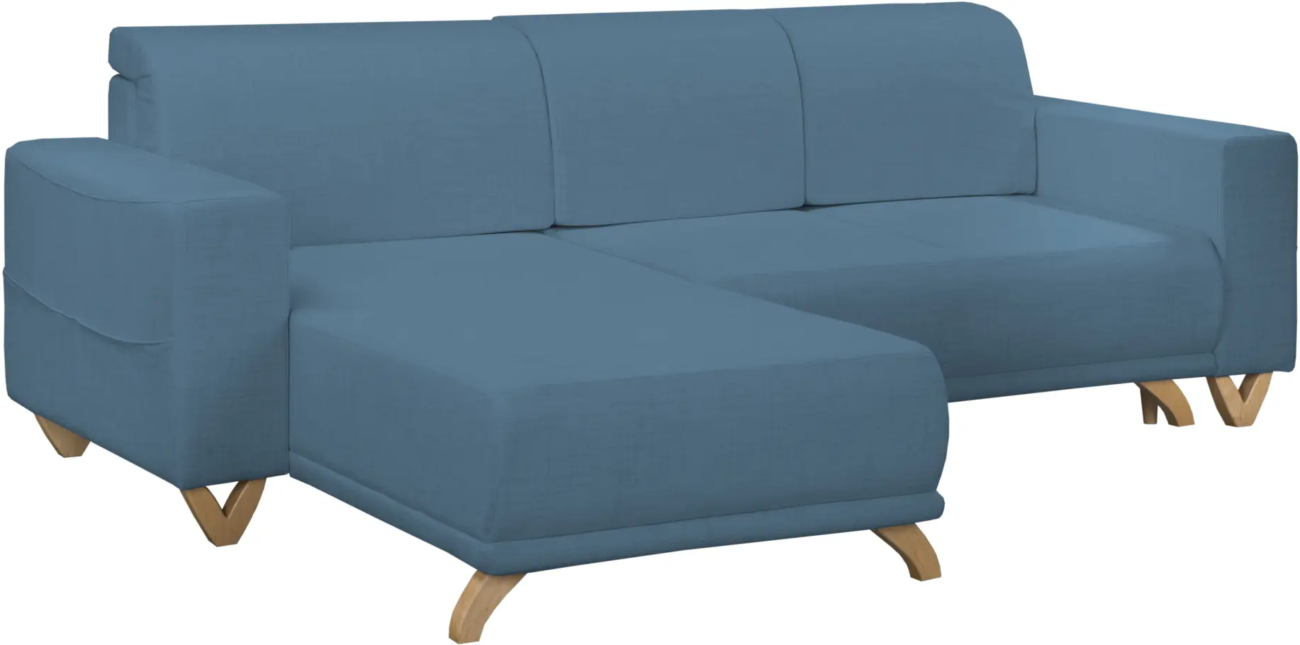 Диван угловой Inspira Furniture Bella SF Cablo 9 (Blue)