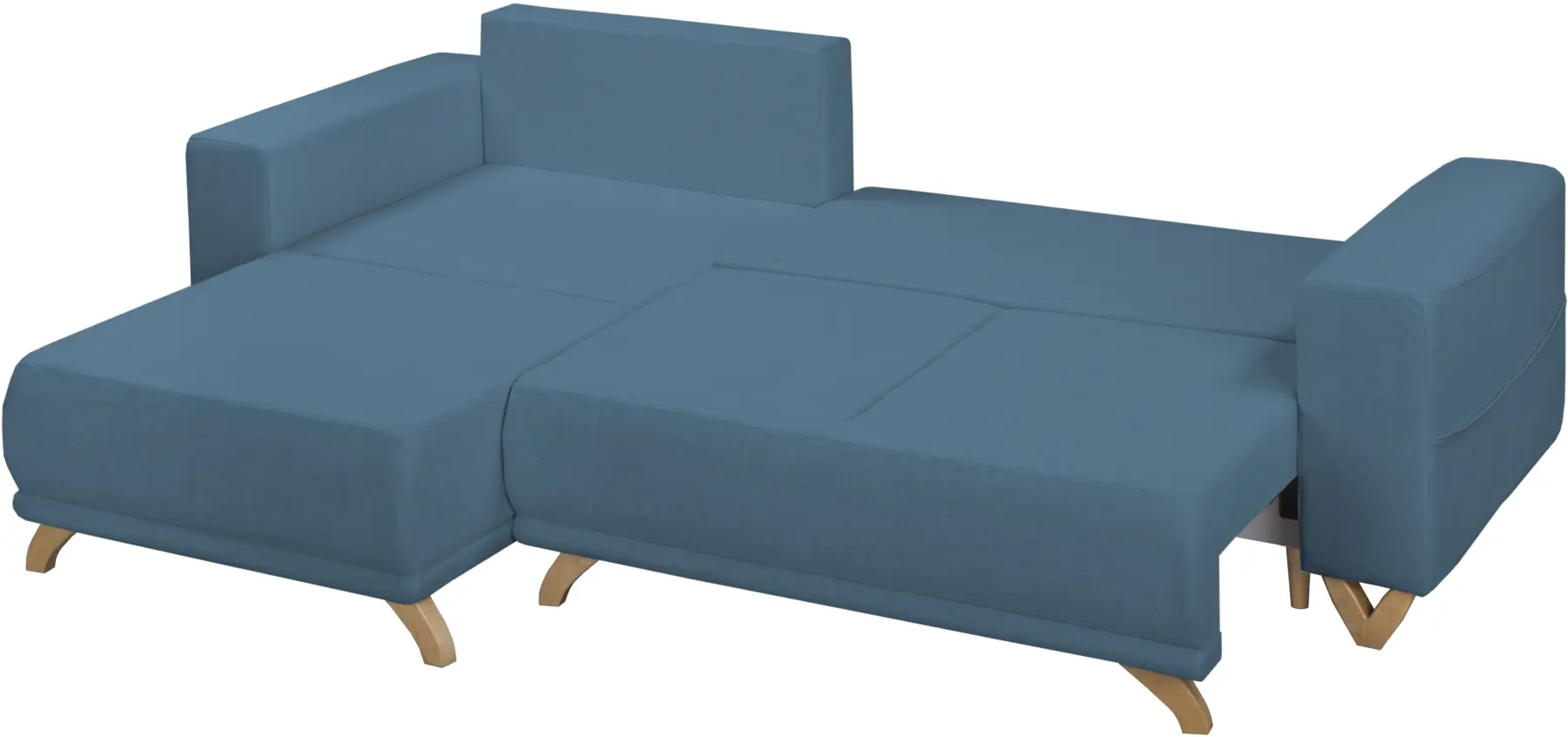 Диван угловой Inspira Furniture Bella SF Cablo 9 (Blue)