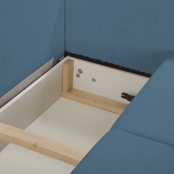 Диван угловой Inspira Furniture Bella SF Cablo 9 (Blue) Thumb