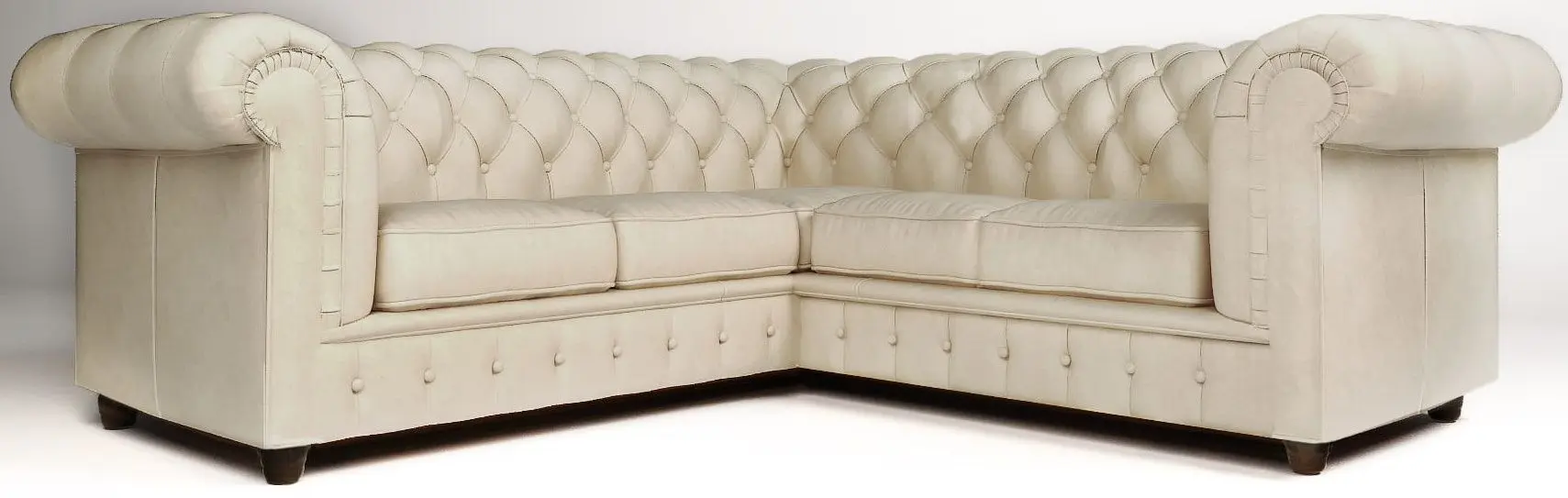 Диван угловой Inspira Furniture Cambridge 2+E+2 Riviera 21 (Beige)