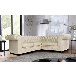 Canapea de colt Inspira Furniture Cambridge 2+E+2 Riviera 21 (Beige)