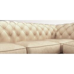 Диван угловой Inspira Furniture Cambridge 2+E+2 Riviera 21 (Beige) Thumb