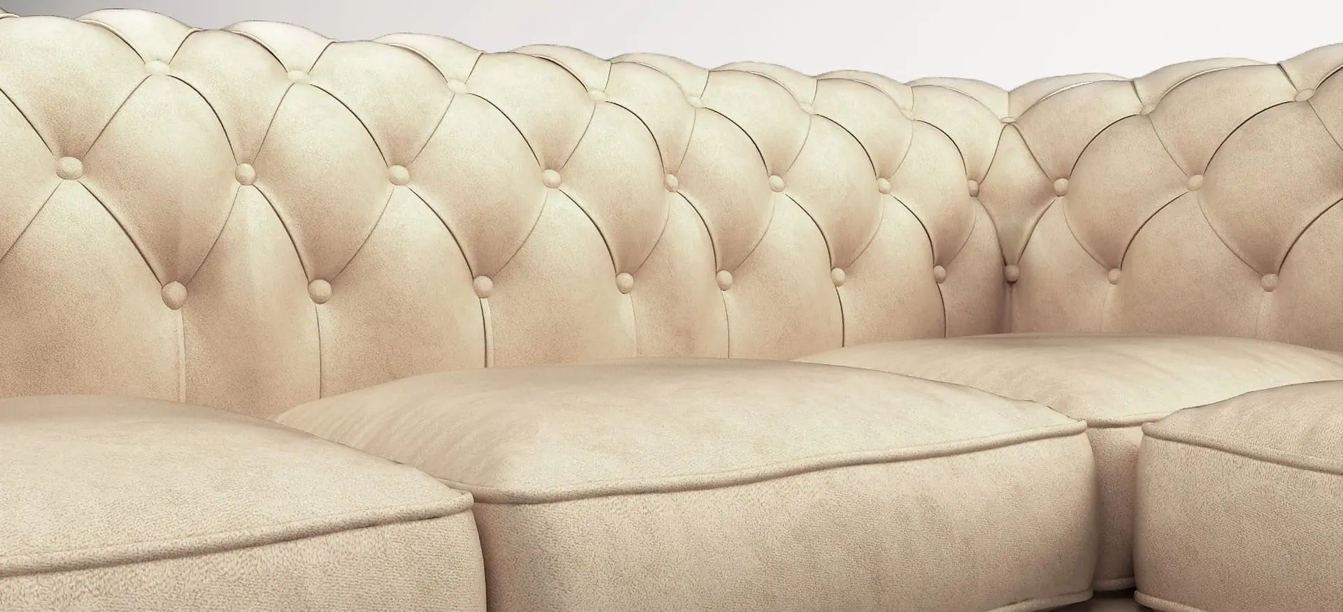 Диван угловой Inspira Furniture Cambridge 2+E+2 Riviera 21 (Beige)