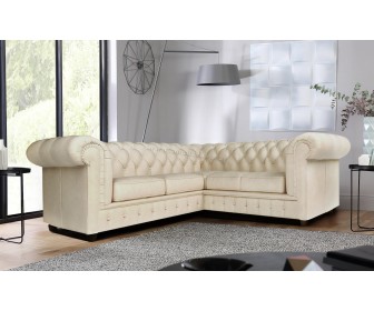 Canapea de colt Inspira Furniture Cambridge 2+E+2 Riviera 21 (Beige)