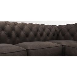 Диван угловой Inspira Furniture Cambridge 2+E+2 Riviera 26 (Brown) Thumb