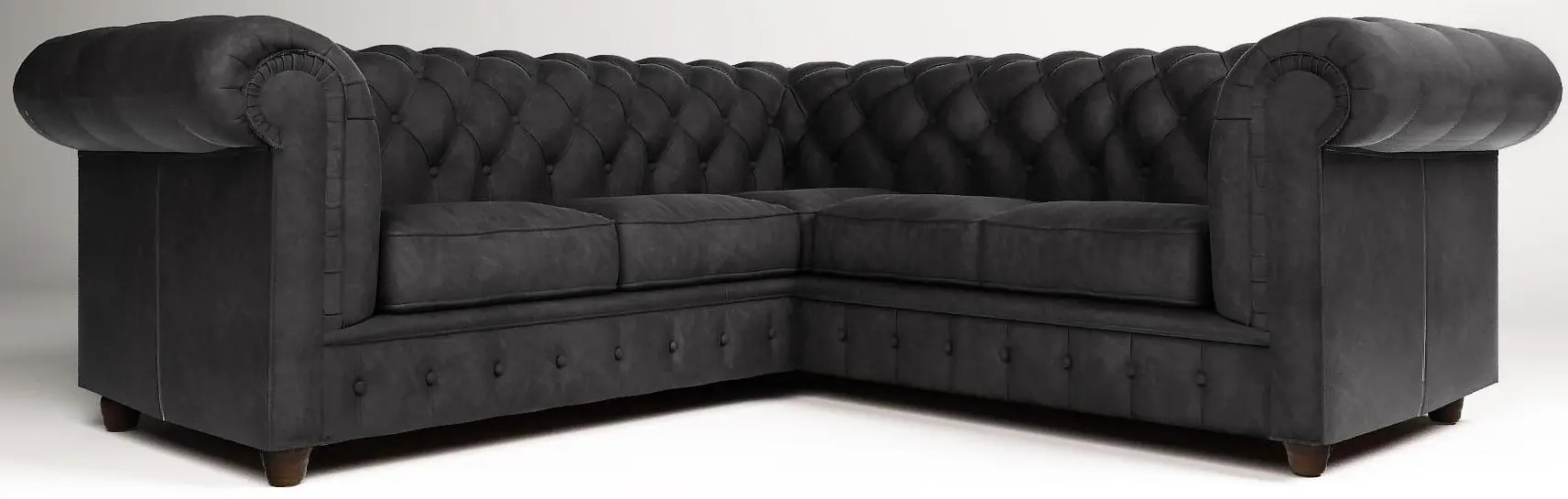 Canapea de colt Inspira Furniture Cambridge 2+E+2 Riviera 95 (Gray)