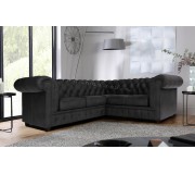 Canapea de colt Inspira Furniture Cambridge 2+E+2 Riviera 95 (Gray)