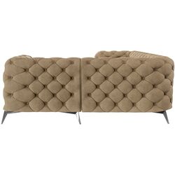 Диван угловой Inspira Furniture Chelsea 2+C+1 Right Riviera 24 (Beige/Silver) Thumb