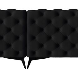 Canapea de colt Inspira Furniture Chelsea 2+OT Right Riviera 100 (Black) Thumb