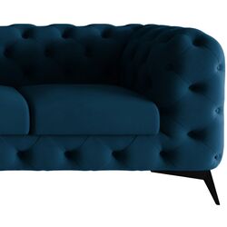 Диван угловой Inspira Furniture Chelsea 2+OT Right Riviera 81 (Dark Blue/Black) Thumb