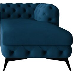 Диван угловой Inspira Furniture Chelsea 2+OT Right Riviera 81 (Dark Blue/Black) Thumb