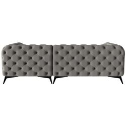 Диван угловой Inspira Furniture Chelsea 2+OT Right Riviera 91 (Gray/Black) Thumb