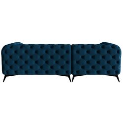 Canapea de colt Inspira Furniture Chelsea OT+2 Left Riviera 81 (Dark Blue/Black) Thumb