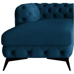 Canapea de colt Inspira Furniture Chelsea OT+2 Left Riviera 81 (Dark Blue/Black) Thumb