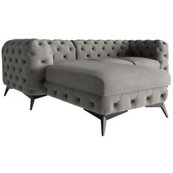 Canapea de colt Inspira Furniture Chelsea OT+2 Left Riviera 91 (Gray/Black) Thumb