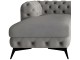 Canapea de colt Inspira Furniture Chelsea OT+2 Left Riviera 91 (Gray/Black)