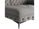 Canapea de colt Inspira Furniture Chelsea OT+2 Left Riviera 91 (Gray/Black)