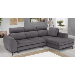 Canapea de colt Inspira Furniture Denver SF Right Jasmine 27 (Grey)