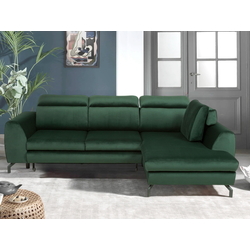 Canapea de colt Inspira Furniture Denver SF Right Riviera 38 (Dark  Green)
