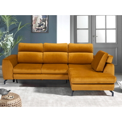 Canapea de colt Inspira Furniture Denver SF Right Riviera 41 (Mustard)