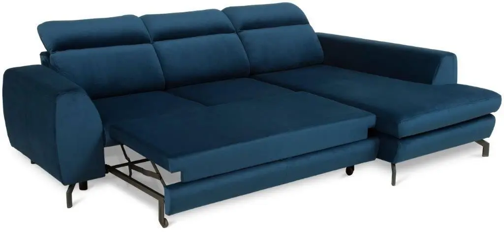 Canapea de colt Inspira Furniture Denver SF Right Riviera 81 (Blue)
