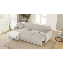 Диван угловой Inspira Furniture Gaja SF Enjoy New 01 (Ivory) Thumb