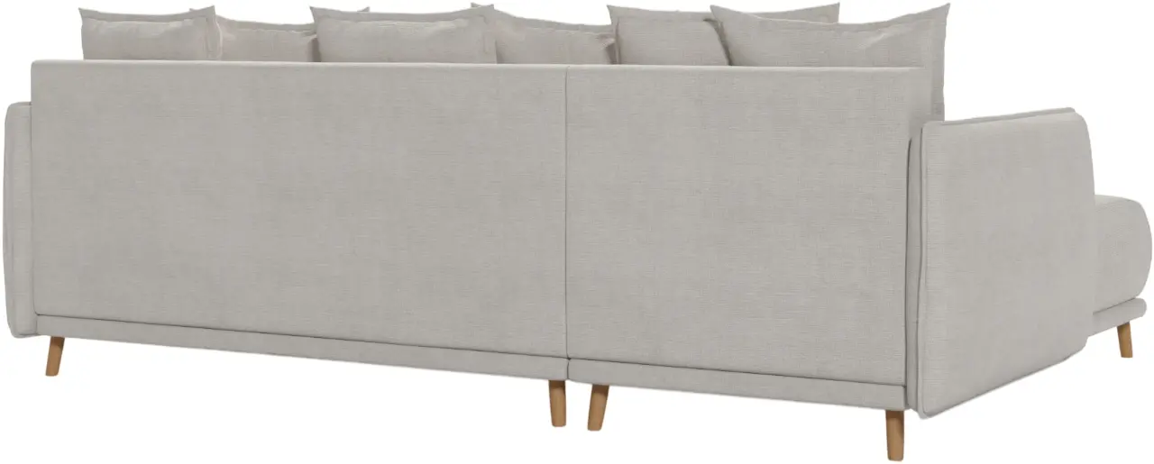 Диван угловой Inspira Furniture Gaja SF Enjoy New 01 (Ivory)