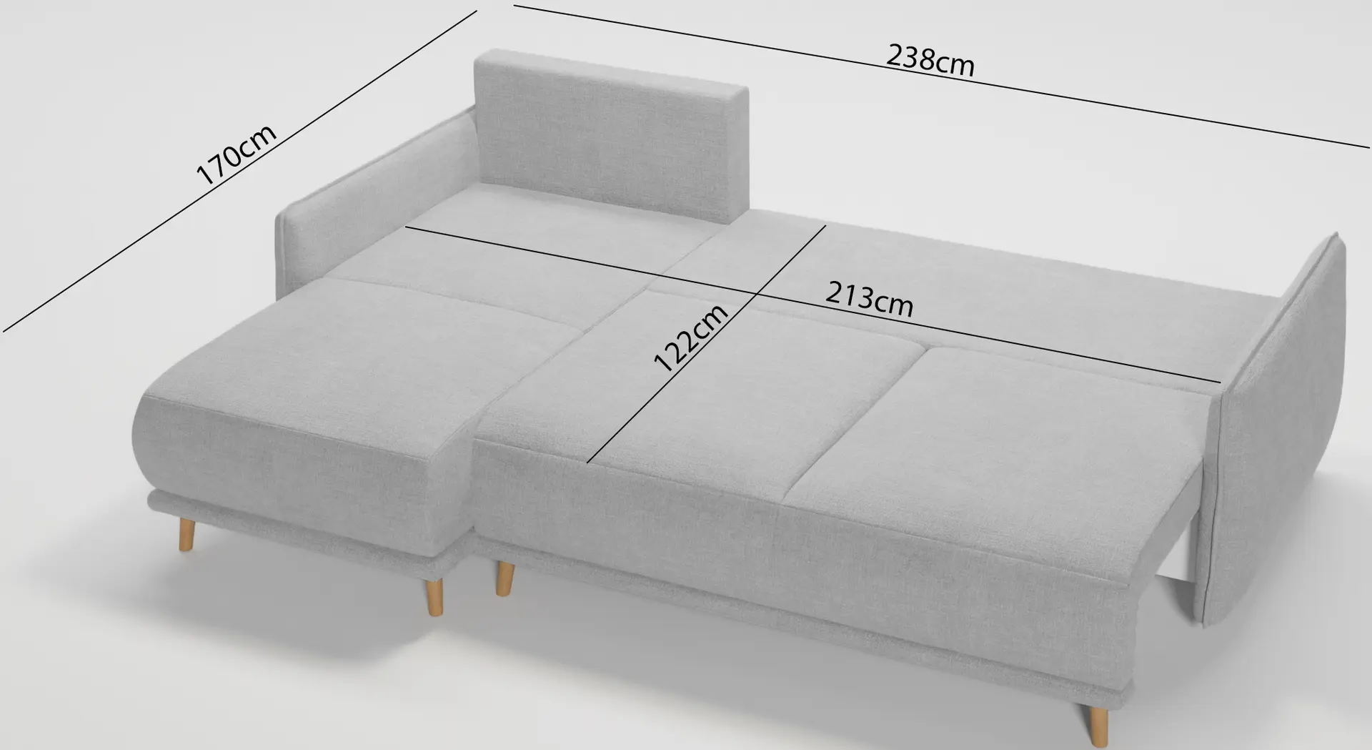 Диван угловой Inspira Furniture Gaja SF Enjoy New 20 (Silver)