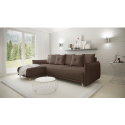 Canapea de colt Inspira Furniture Gaja SF Etna 25 (Brown) Thumb