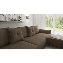 Canapea de colt Inspira Furniture Gaja SF Etna 25 (Brown) Thumb